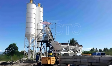 caseStationary Concrete Mixing Plant4.1